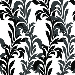 Oriental vector damask patterns for greeting cards and wedding invitations.