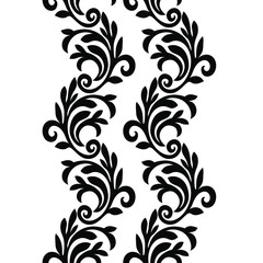 Oriental vector damask patterns for greeting cards and wedding invitations.