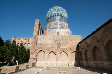 Bibi-Khanym Mosque in Samarkand, Uzbekistan.