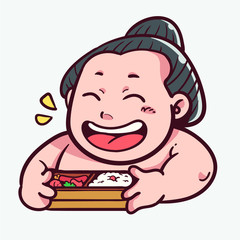 sumo bento mascot