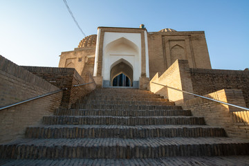 Historical necropolis and mausoleums of Shakhi Zinda, Samarkand, Uzbekistan.