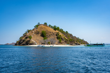 tropical island in the sea