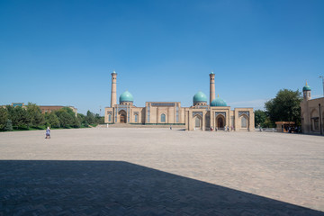 The architectural complex Khazrati Imam, the top Tashkent historic Islamic site consisting of...
