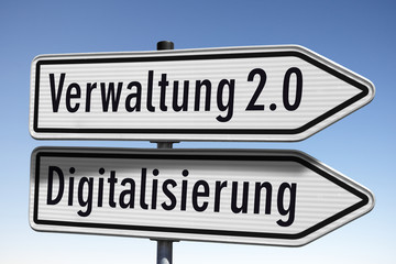 Wegweiser, Verwaltung 2.0, Digitalisierung