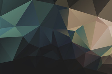 Dark low poly template Glitter abstract illustration with an elegant design esign
