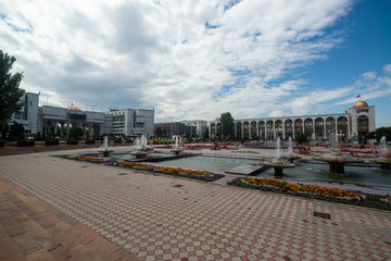 Ala Too Square in Bishkek, Kyrgyzstan
