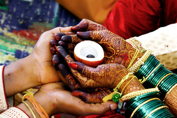 Indian wedding Vidhi pooja