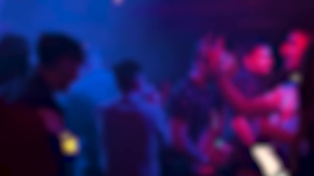 Background for the presentation. People in a nightclub