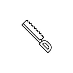 Blade cutting surgical saw icon. Simple line, outline vector elements of traumatology icons for ui and ux, website or mobile application