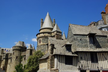 Fototapeta na wymiar Cité médiévale de Vitré