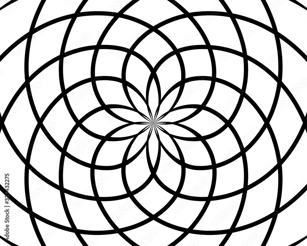 Poster abstract background vector. black and white pattern. ornament template for print page poster, web de