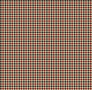 Houndstooth Seamless Pattern. Brown Classical Fabric Background