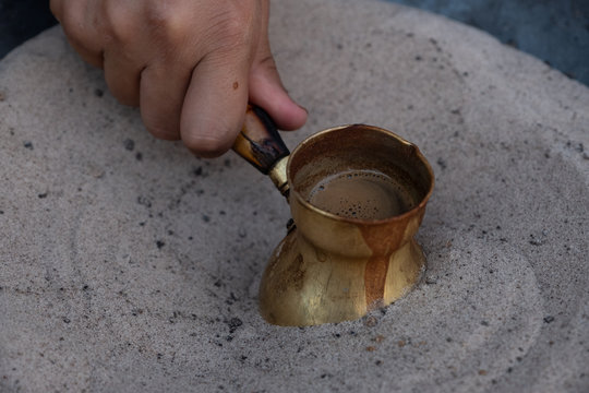 traditional arabic black coffee...