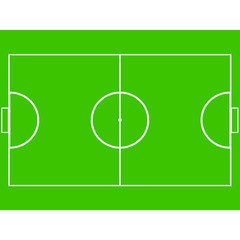 Great design of the shape of the football field