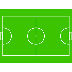 Great design of the shape of the football field