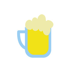 beer jar glass flat style icon