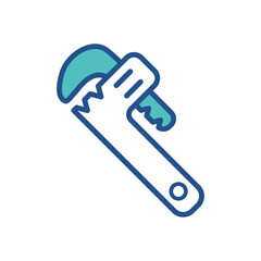 WRENCH icon design, flat style icon collection