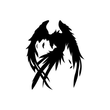 Stylized image of Phoenix in black and white