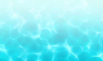Blue white color water in swimming pool texture background. Use for design summer holiday concept.