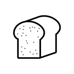 bread sliced pastry bakery line style