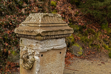 former Goethe monument in Carlovy Vary