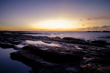 Landscapes about beaches and sunset in Darwin Australia