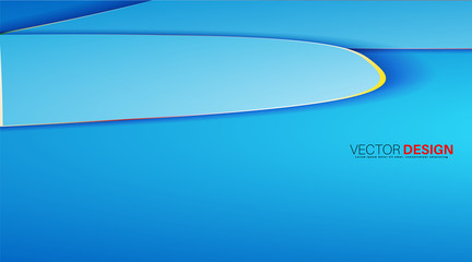 Vector design background. Creative abstract wave concept layout template.