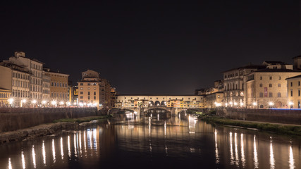 Fototapeta na wymiar Front view of the Ponte Vecchio