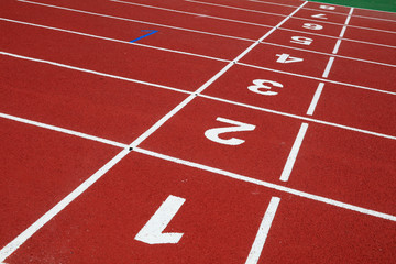 Numbering of plastic runway