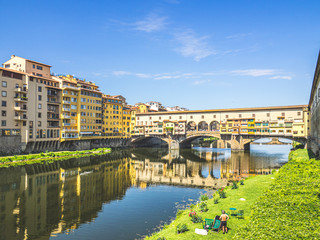 Obraz premium The Firenze's Ponte Vecchio