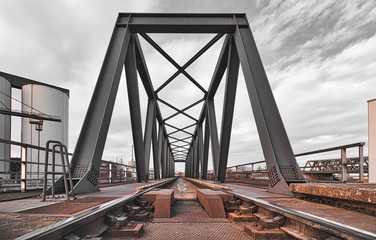 Der Industrie Hafen in Neuss