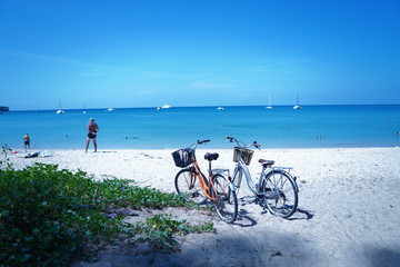 bike on the beach