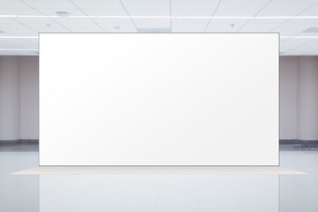 Empty space (empty wall in a bright room)Fabric Pop Up basic unit Advertising banner media display backdrop, empty background, 16:9 Panoramic banner