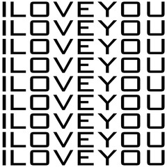Obraz premium I love you Design for Marriage, Dating, Happy Valentines Day Background