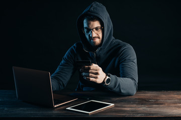 young programming expert hacker going to hack computer system, find password from bank account....