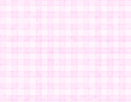 watercolor check background pink