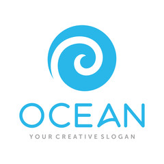 Water Logo, Pure Water Logo Vector © Topstocker Creative