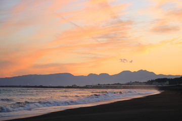 Fototapeta premium サンセット＠大磯海岸