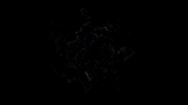 Bright glowing multiple fire explosions for screen mode. . Abstract particle backdrop. Set of 3 circular Flame Shockwave effect in 3 color. 4K Dynamic template animation in orange,purple and red color