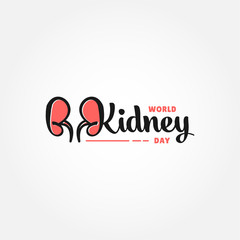 World Kidney Day Vector Design For Banner or Background