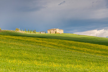 Farm in Tuscany, Italy.