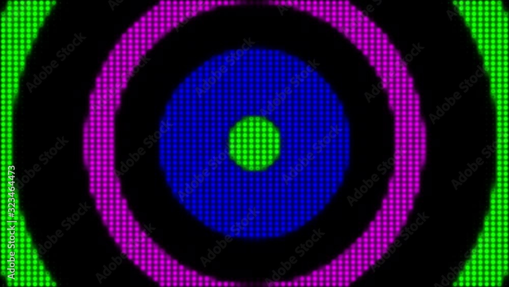 Poster technology glow vintage retro digital dots colorful fantasy tunnel spiral loop background