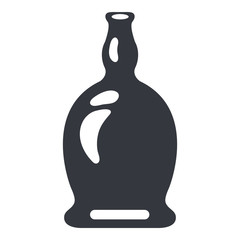 Vector Glass Bottle of Alcohol Icon