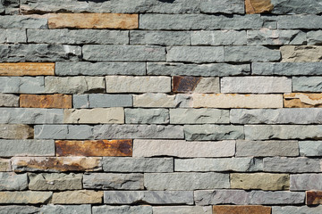 Abstrack of limestone brick wall for backgrond