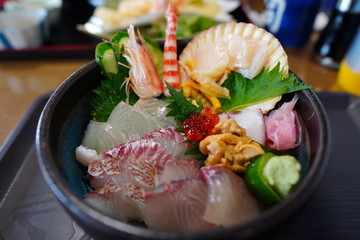seafood rice bowl