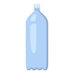 Vector Flat Plastic Bottle Icon
