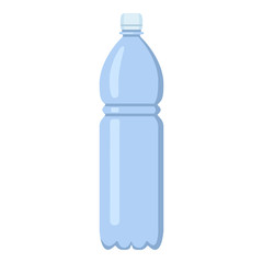 Vector Flat Plastic Bottle Icon