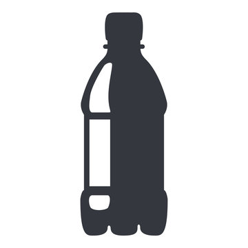 recommend clip art: Vector Black Plastic Bottle Icon