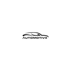 Automotive car logo design with concept sports