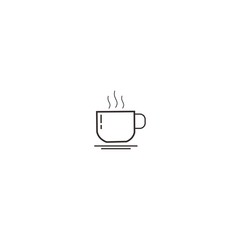 Coffee cup icon vector